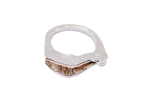 A'mmare Jewelry - Alga Ulva Ring Silver