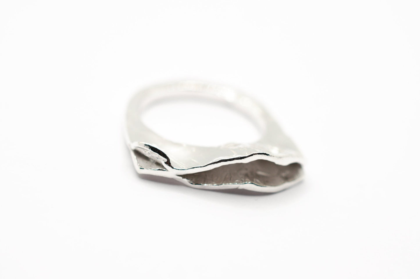 A'mmare Jewelry - Alga Ulva Ring Silver