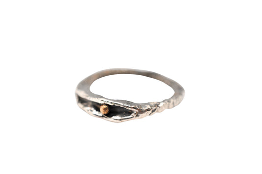 A'mmare Jewelry - Aureo Ring Burnished Silver