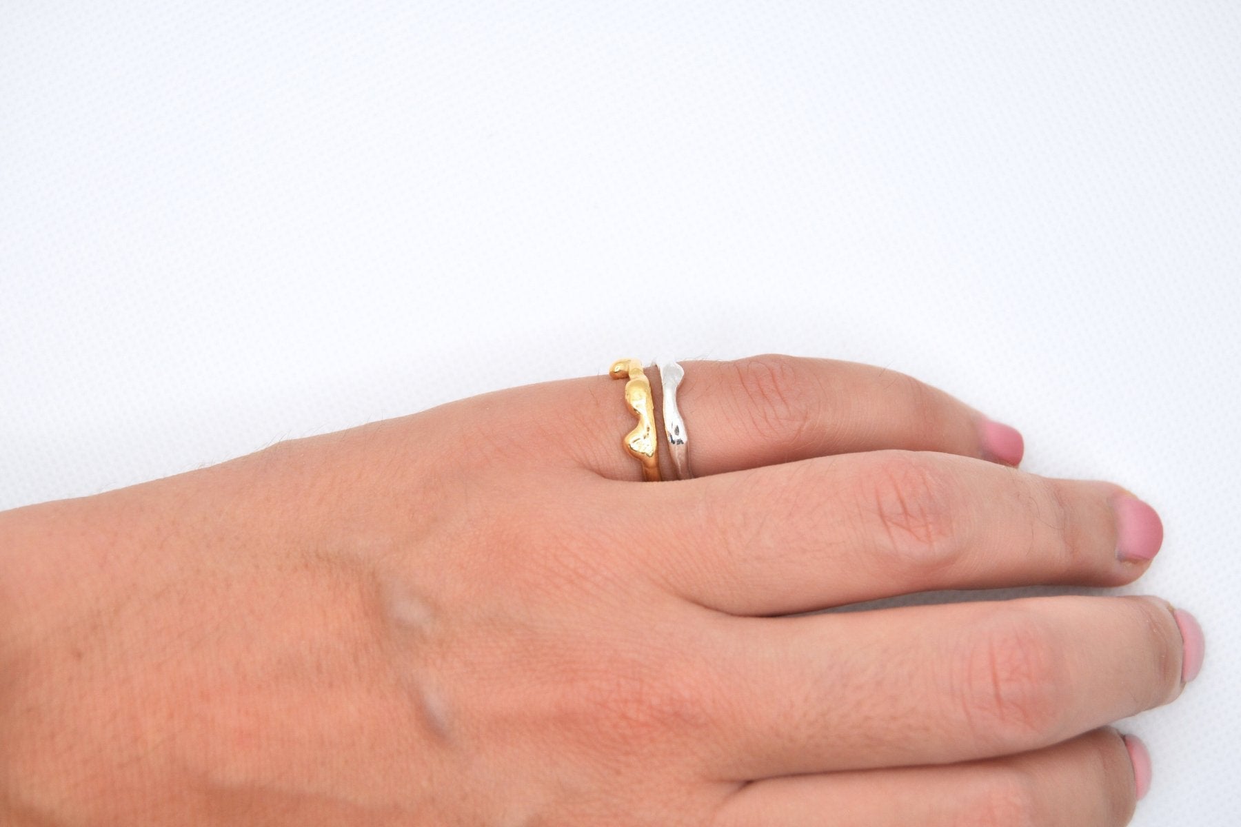 A'mmare Jewelry - Condensa Ring Gold Plated