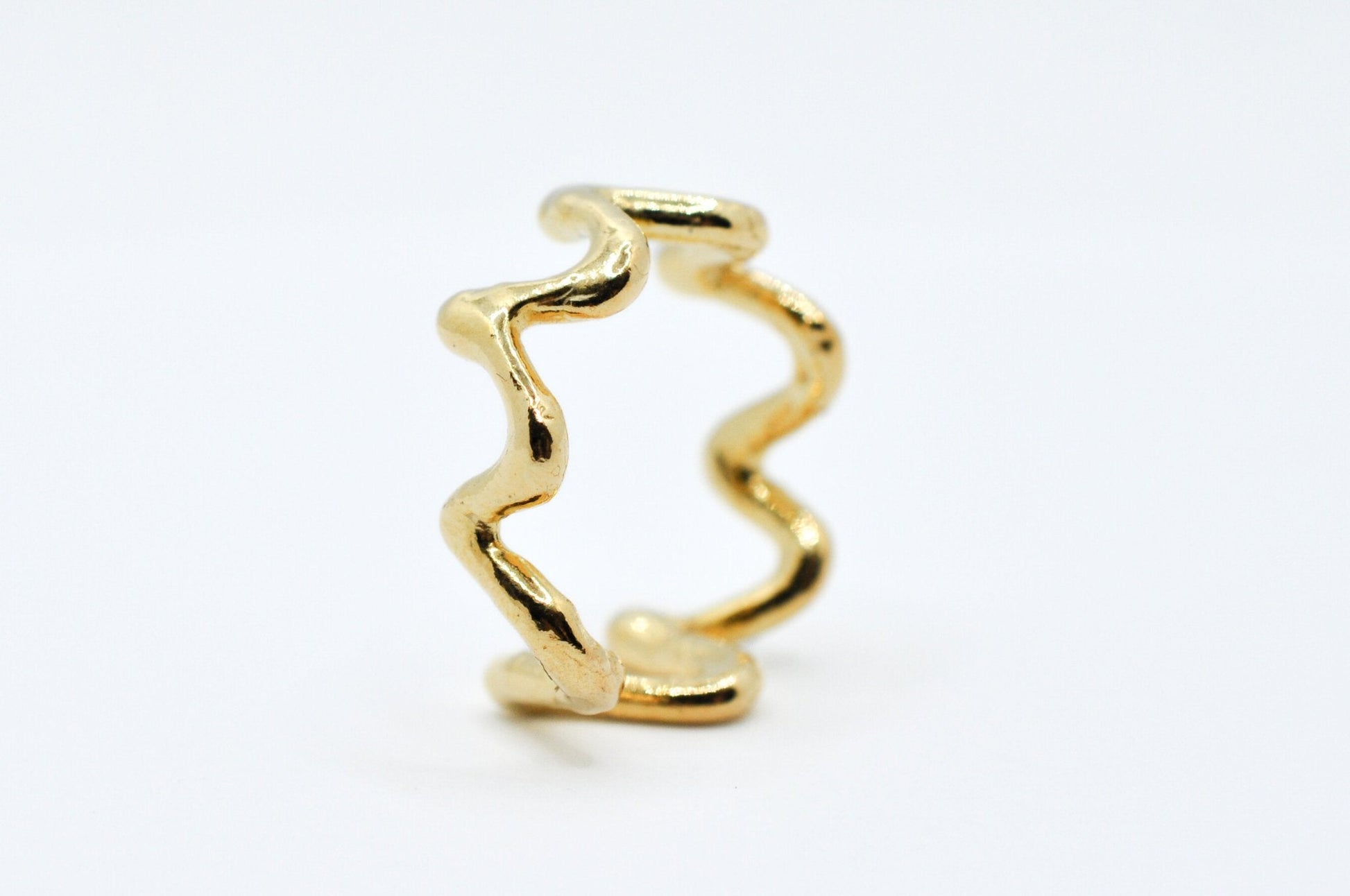 A'mmare Jewelry - Mosso Ring Gold Plated